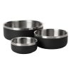 Double Wall Black Bowl | Bowls & Feeding Dog Bowls & Feeding