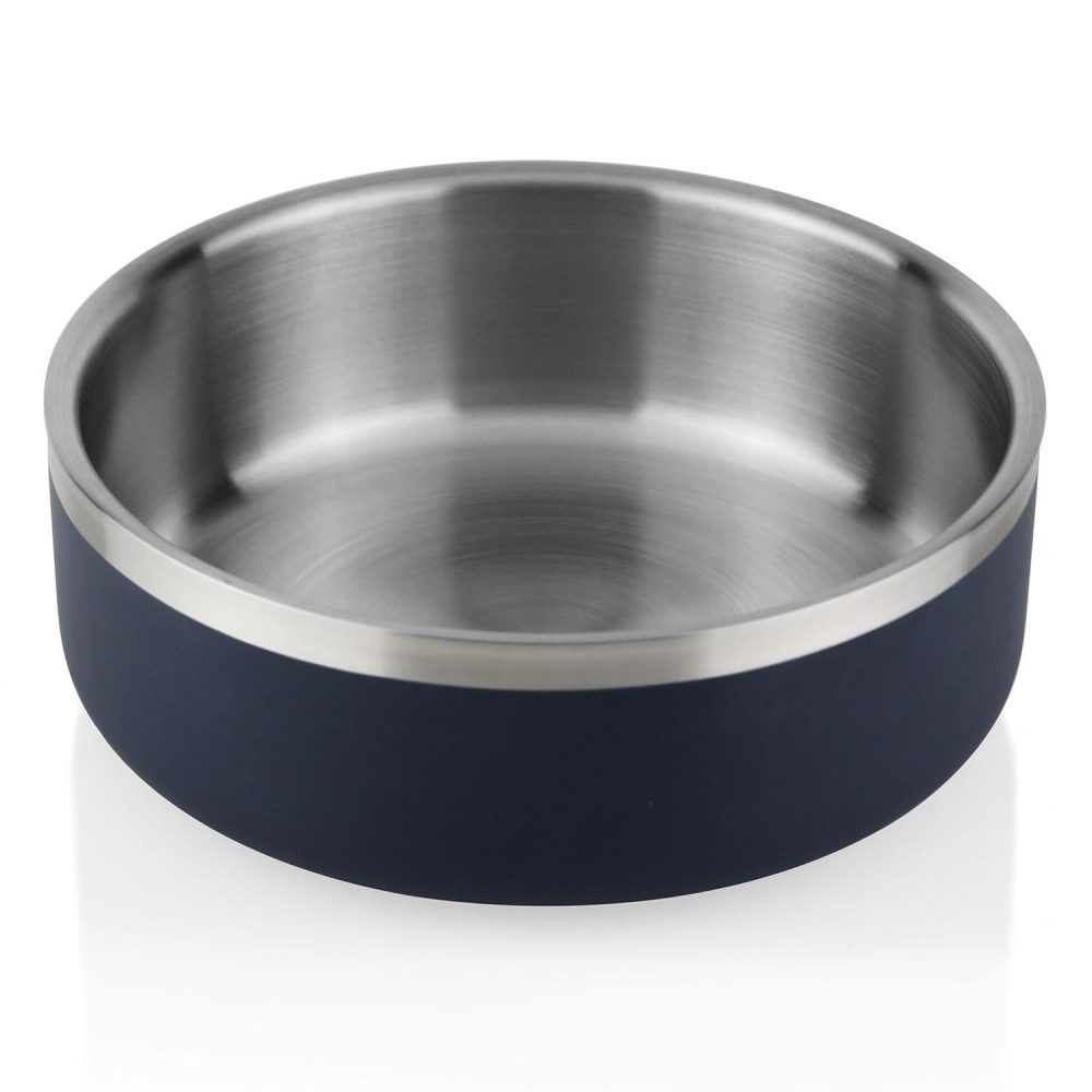 Double Wall Navy Bowl | Bowls & Feeding Bowls & Feeding Bowls & Feeding