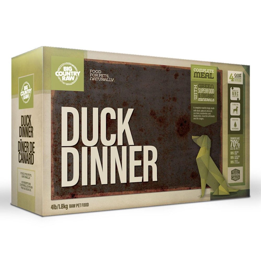 Duck Dinner Carton Dog Food | Raw Food Dog Dog