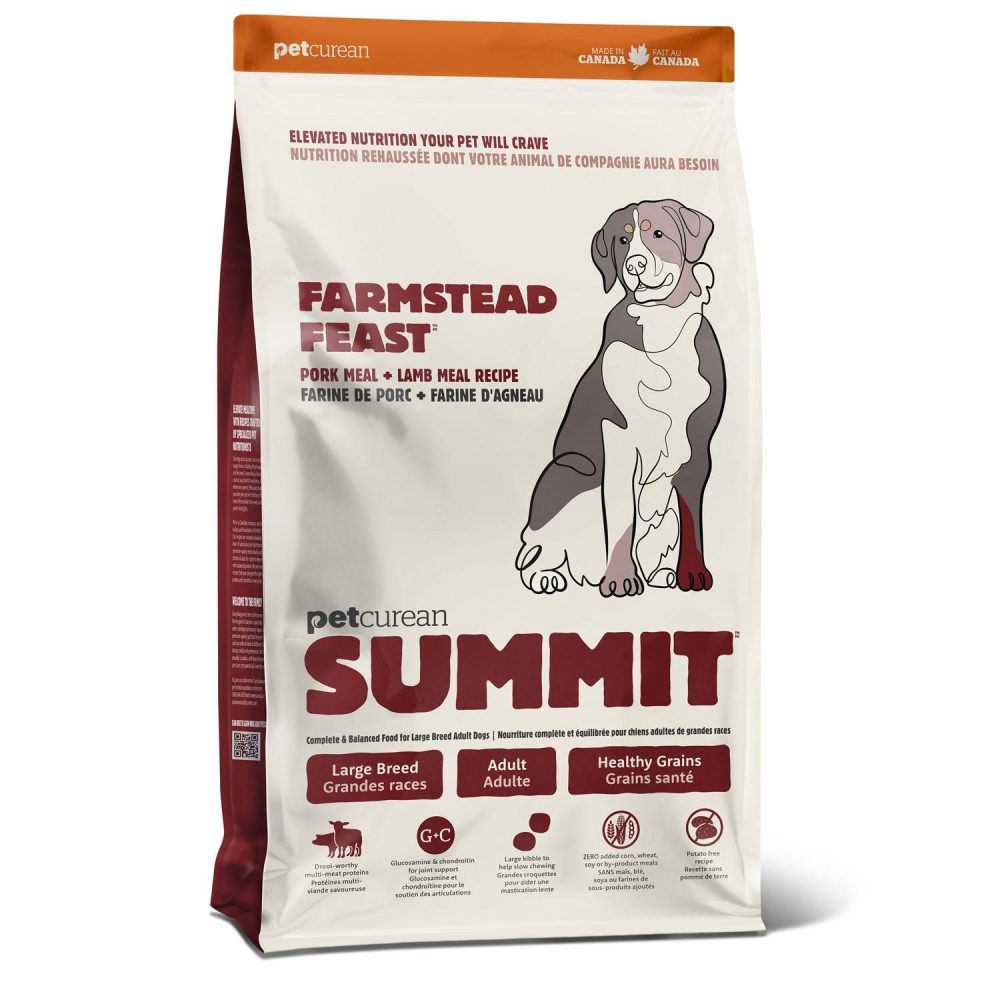 Farmstead Feast Pork Meal & Lamb Meal Recipe Large Breed Adult Dog Food | Dry Food Dog Dog