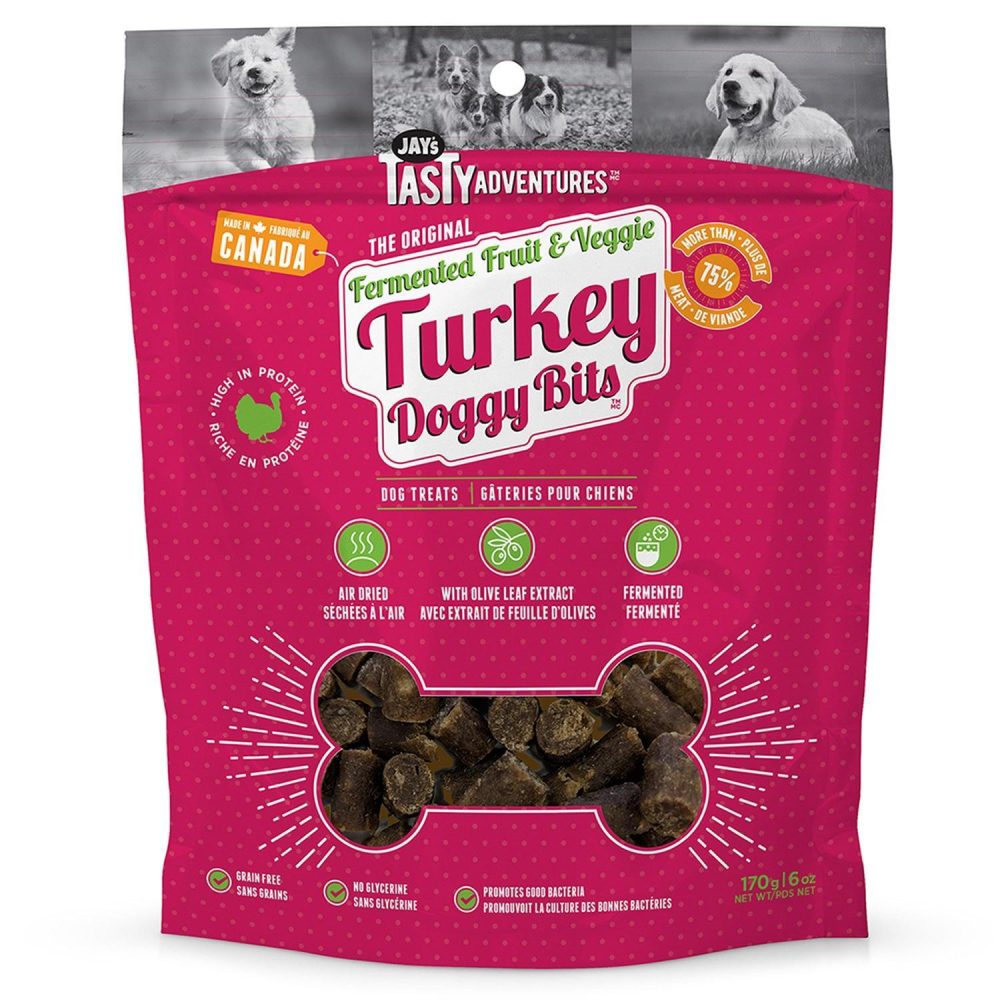 Fermented Fruit & Veggie Turkey Doggy Bits | Freeze Dried & Dehydrated Treats Dog Dog