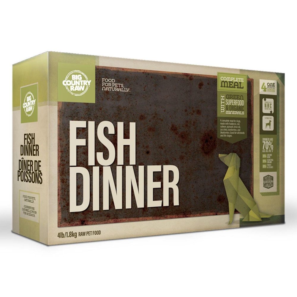 Fish Dinner Carton Dog Food | Raw Food Dog Dog