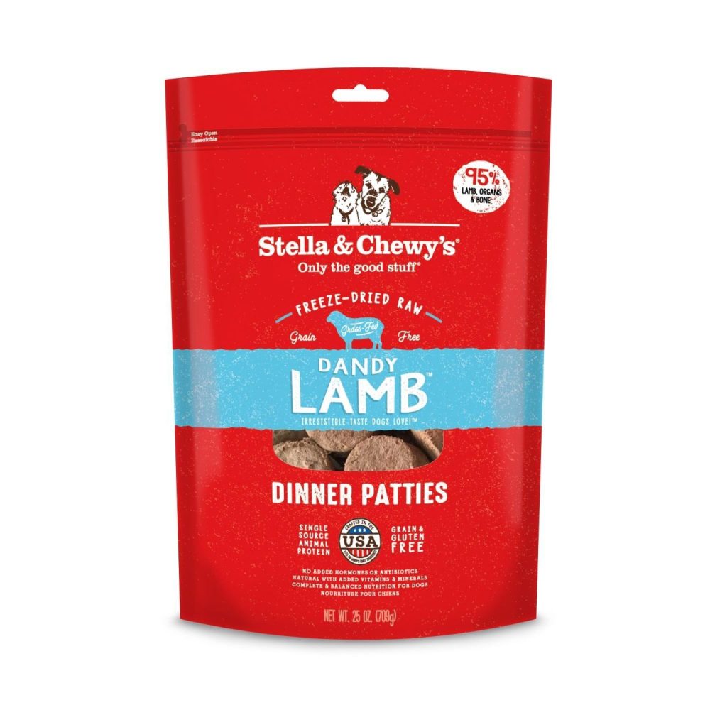 Freeze-Dried Dandy Lamb Dinner Patties Dog Food | Freeze Dried Food Broths & Food Toppers Broths & Food Toppers