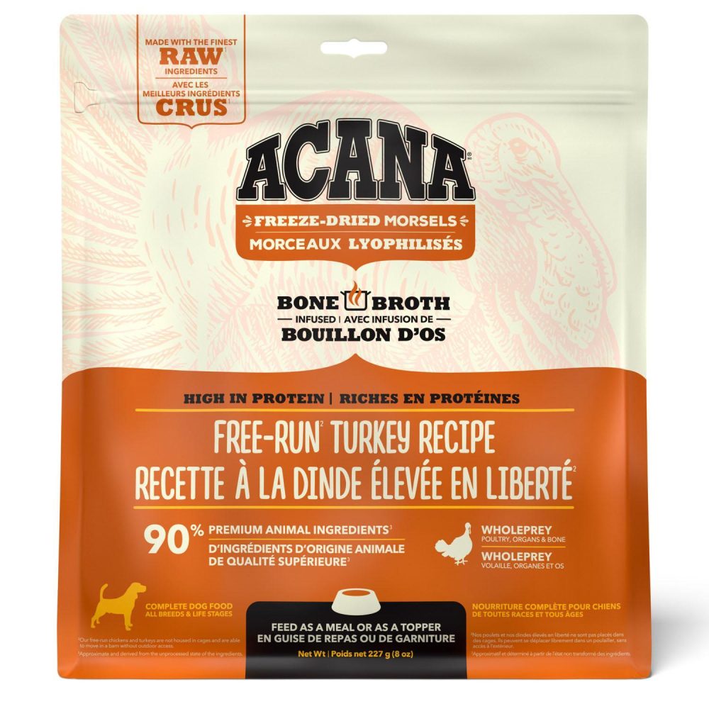 Freeze-Dried Morsels Free-Run Turkey Recipe Dog Food | Broths & Food Toppers Broths & Food Toppers Broths & Food Toppers