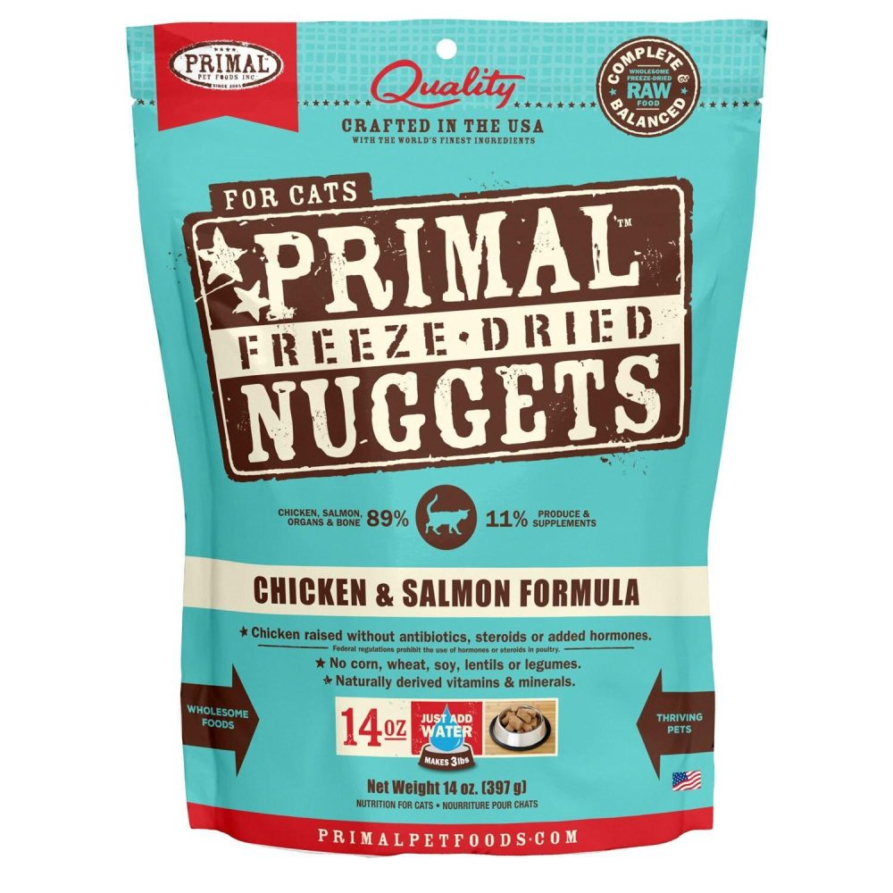 Freeze-Dried Nuggets Chicken & Salmon Formula Cat Food | Freeze Dried & Air Dried Food Broths & Food Toppers Broths & Food Toppers