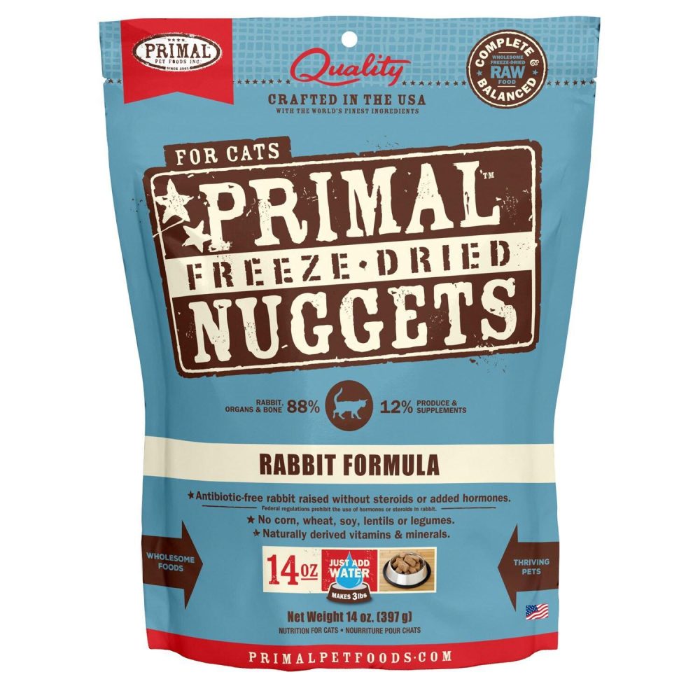 Freeze-Dried Nuggets Rabbit Formula Cat Food | Broths & Food Toppers Cat Broths & Food Toppers