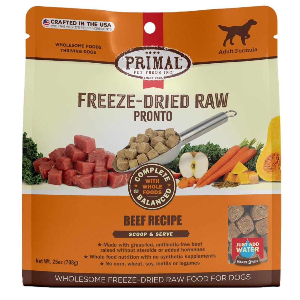 Freeze-Dried Raw Pronto Beef Recipe Adult Dog Food | Freeze Dried Food Dog Dog