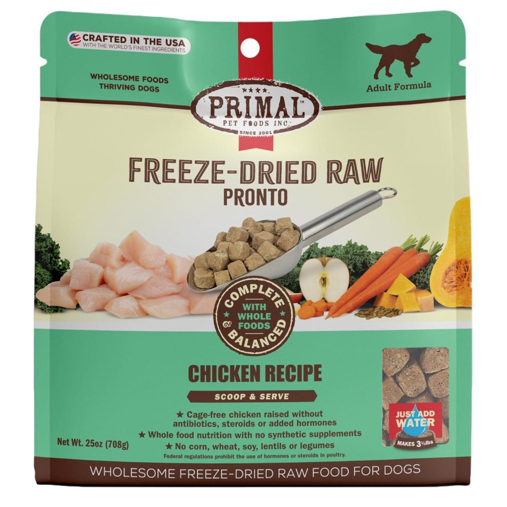 Freeze-Dried Raw Pronto Chicken Recipe Adult Dog Food | Freeze Dried Food Dog Dog