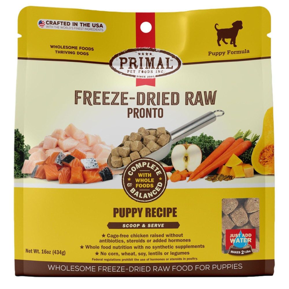 Freeze-Dried Raw Pronto Chicken & Salmon Recipe Puppy Dog Food | Freeze Dried Food Dog Dog