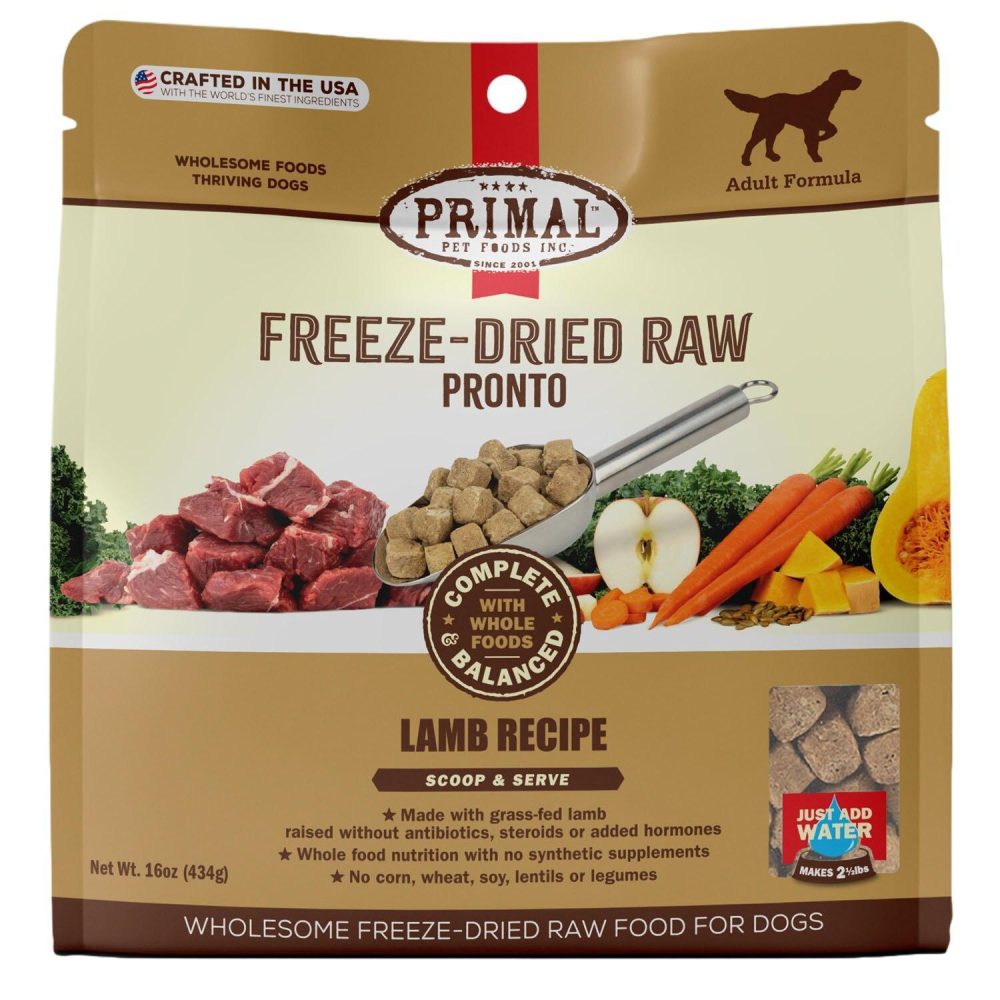 Freeze-Dried Raw Pronto Lamb Recipe Adult Dog Food | Freeze Dried Food Dog Dog