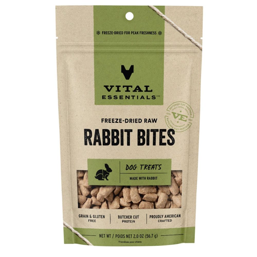 Freeze-Dried Raw Rabbit Bites Dog Treats | Freeze Dried & Dehydrated Treats Dog Dog