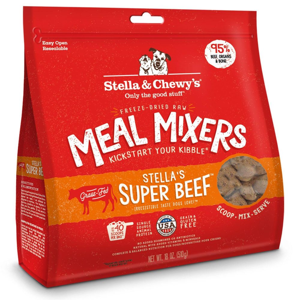 Freeze-Dried Stella’s Super Beef Meal Mixers Dog Food | Freeze Dried Food Broths & Food Toppers Broths & Food Toppers