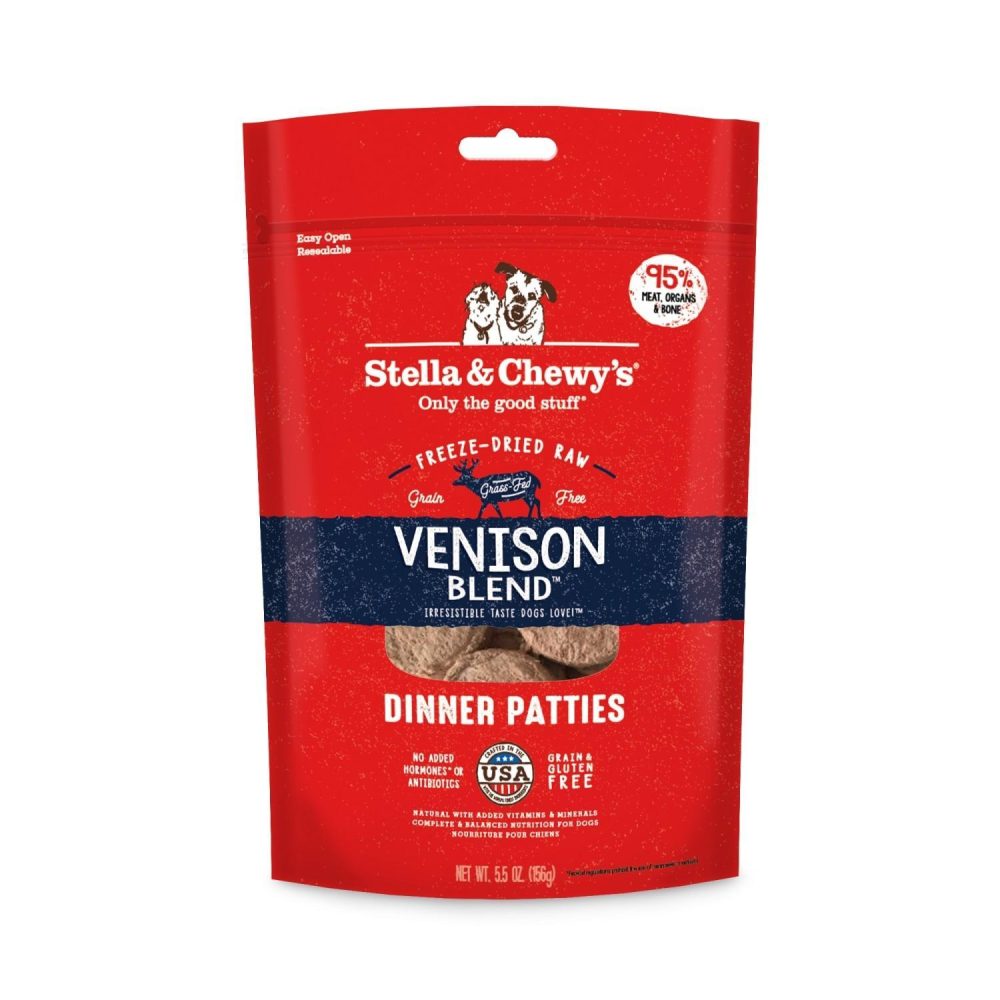 Freeze-Dried Venison Blend Dinner Patties Dog Food | Freeze Dried Food Dog Dog