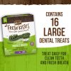 Fresh Kisses Double-Brush Coconut & Botanical Oils Large Breed Dog Treats | Dental Chews & Treats Dental Chews & Treats Dental Chews & Treats