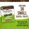 Fresh Kisses Double-Brush Coconut & Botanical Oils Small Breed Dog Treats | Dental Chews & Treats Dental Chews & Treats Dental Chews & Treats