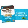 Fresh Kisses Double-Brush Real Mint X-Small Breed Dog Treats | Dental Chews & Treats Dental Chews & Treats Dental Chews & Treats