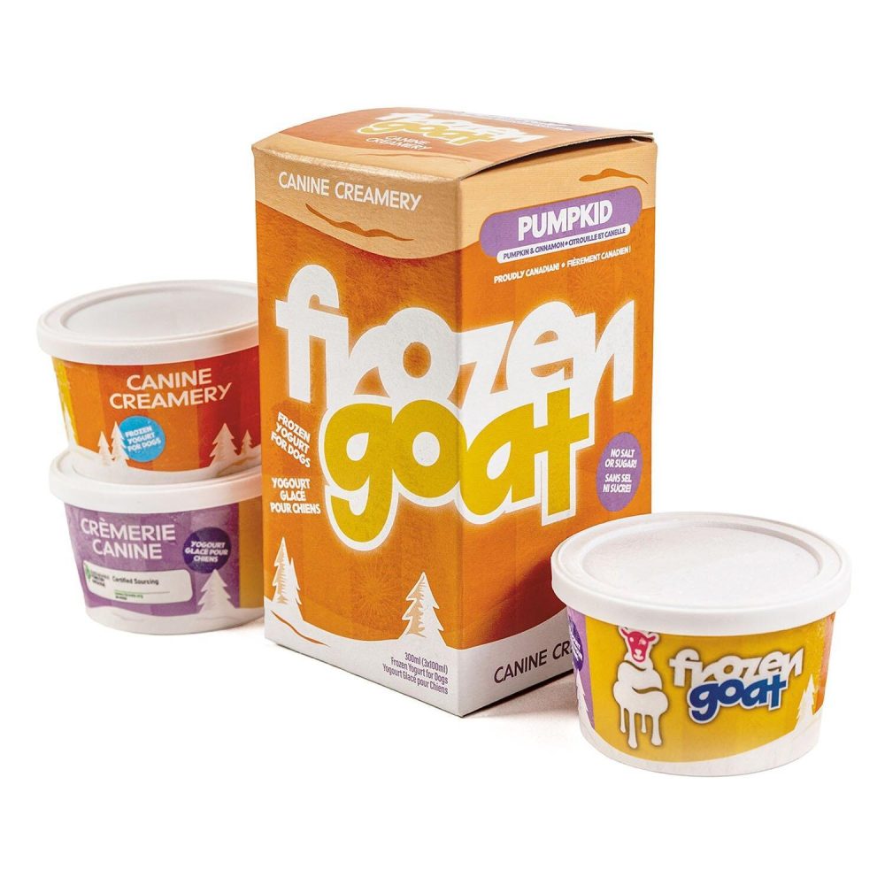 Frozen Goat Pumpkid Dog Treats | Frozen Treats Dog Dog