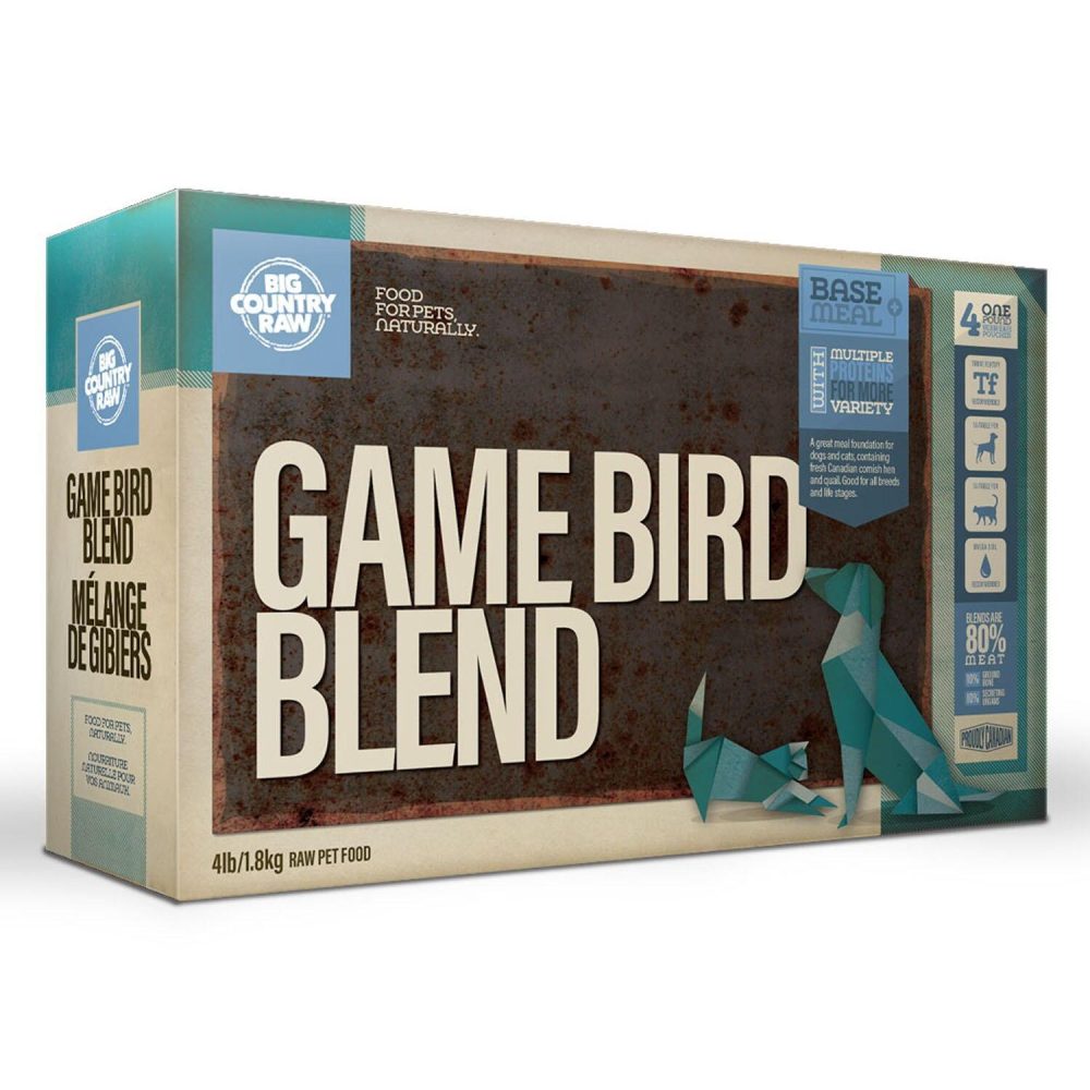 Game Bird Blend Carton Dog & Cat Food | Raw Food Cat Cat