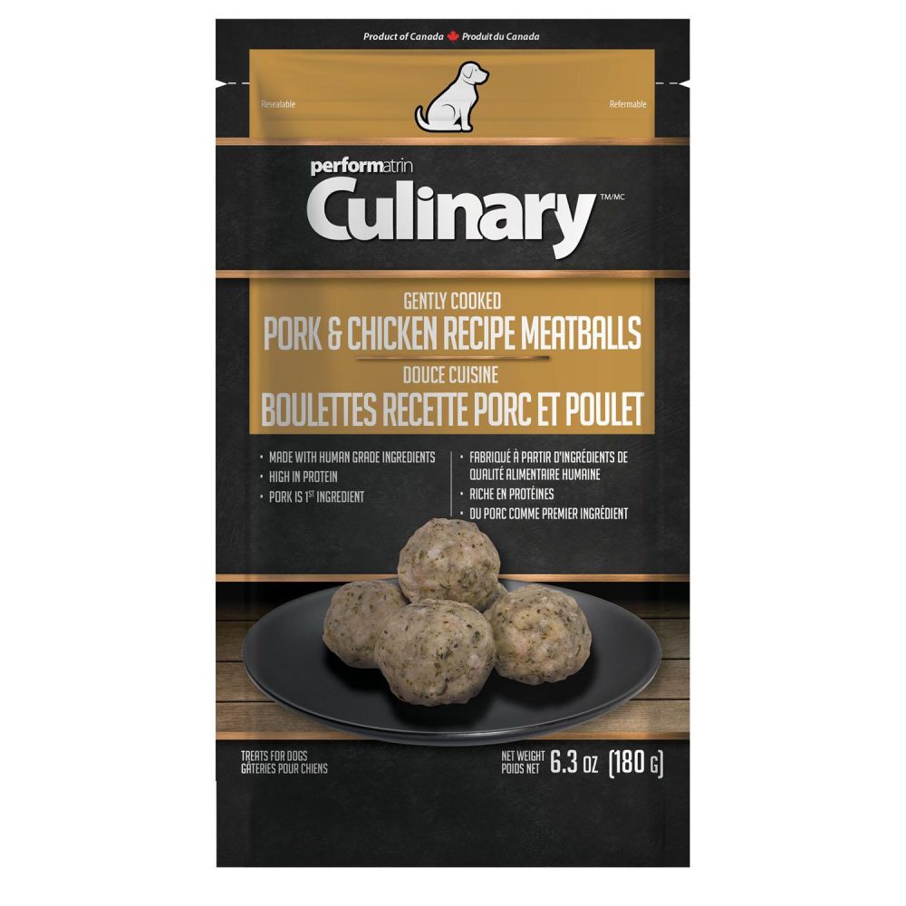 Gently Cooked Meatballs Pork & Chicken Dog Treats | Frozen Treats Dog Dog