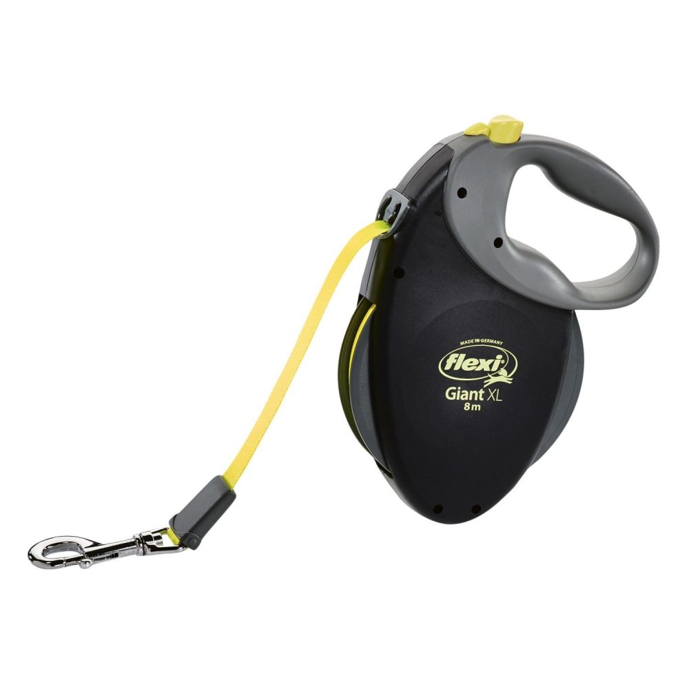 Giant XL Retractable Dog Leash 26ft Black | Collars, Leashes & Harnesses Collars, Leashes & Harnesses Collars, Leashes & Harnesses