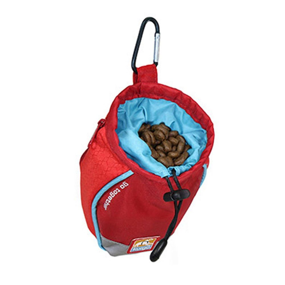 Go Stuff It Treat Bag – Red | Carriers & Travel Accessories Bowls & Feeding Bowls & Feeding