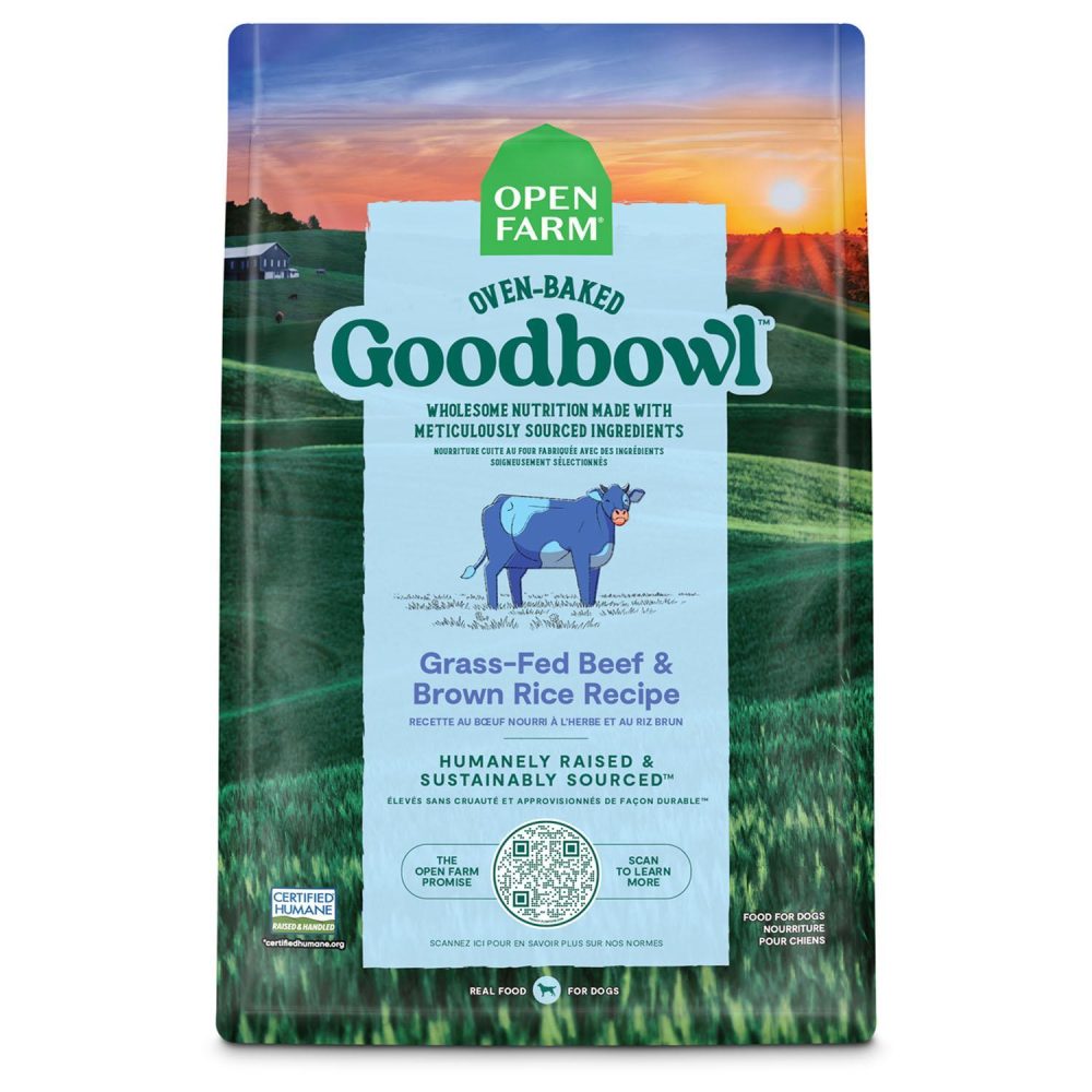 GoodBowl Grass-Fed Beef & Brown Rice Recipe Adult Dog Food | Dry Food Dog Dog