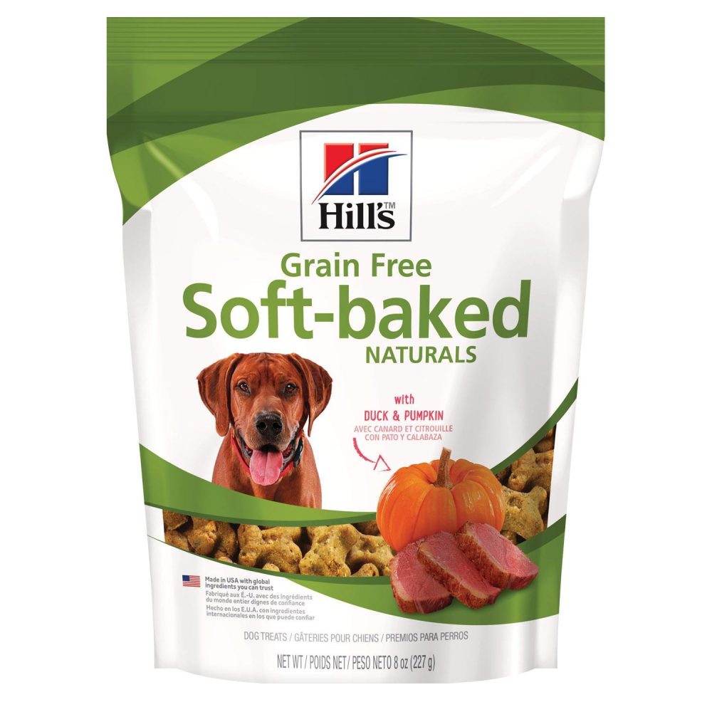 Grain Free Soft-Baked Naturals with Duck & Pumpkin Dog Treats | Soft & Chewy Treats Dog Dog