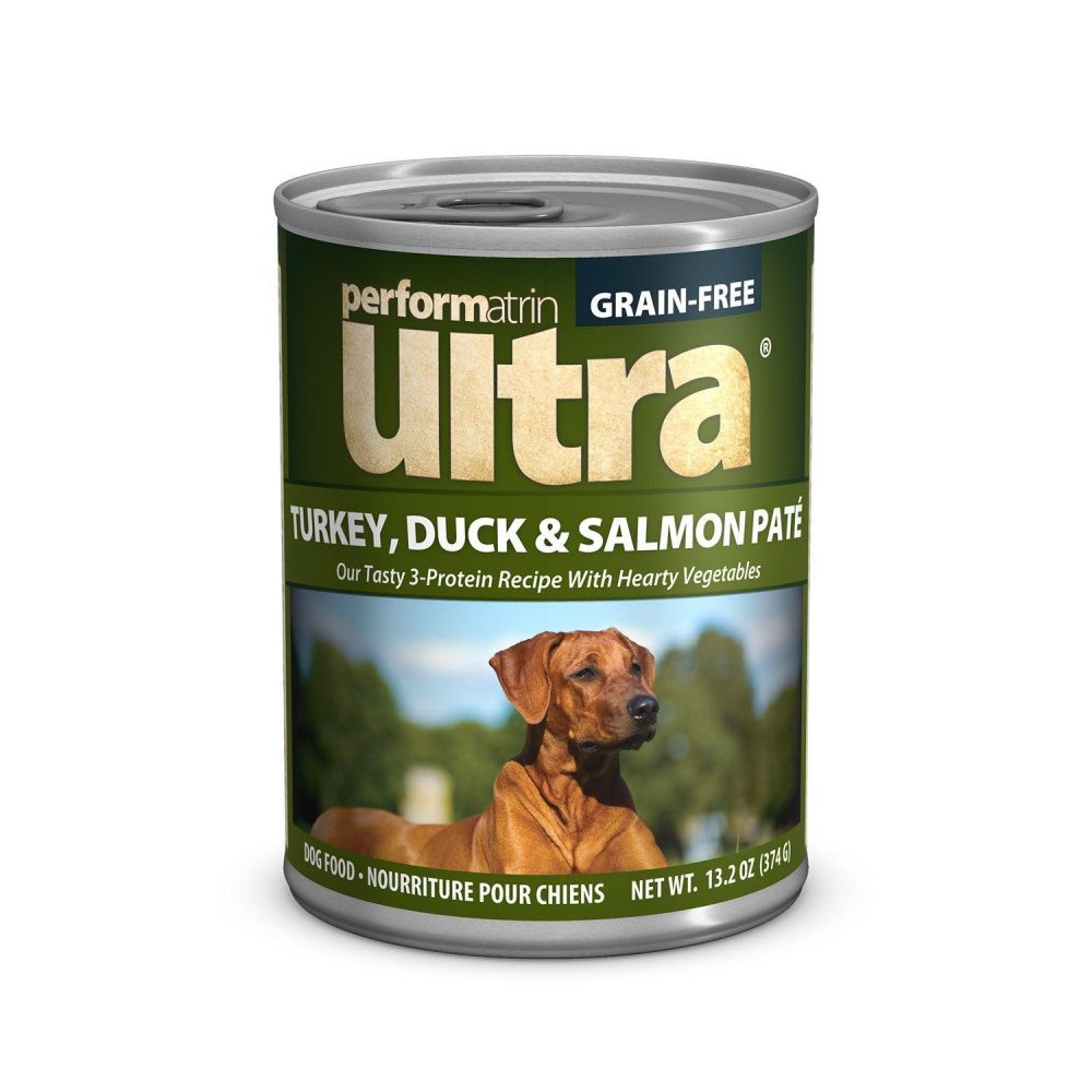 Grain Free Turkey, Duck & Salmon Recipe Dog Food / 13.2 oz – 12 pk | Wet Food Dog Dog