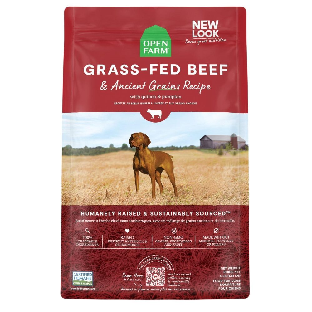 Grass-Fed Beef & Ancient Grains Recipe Dog Food | Dry Food Dog Dog