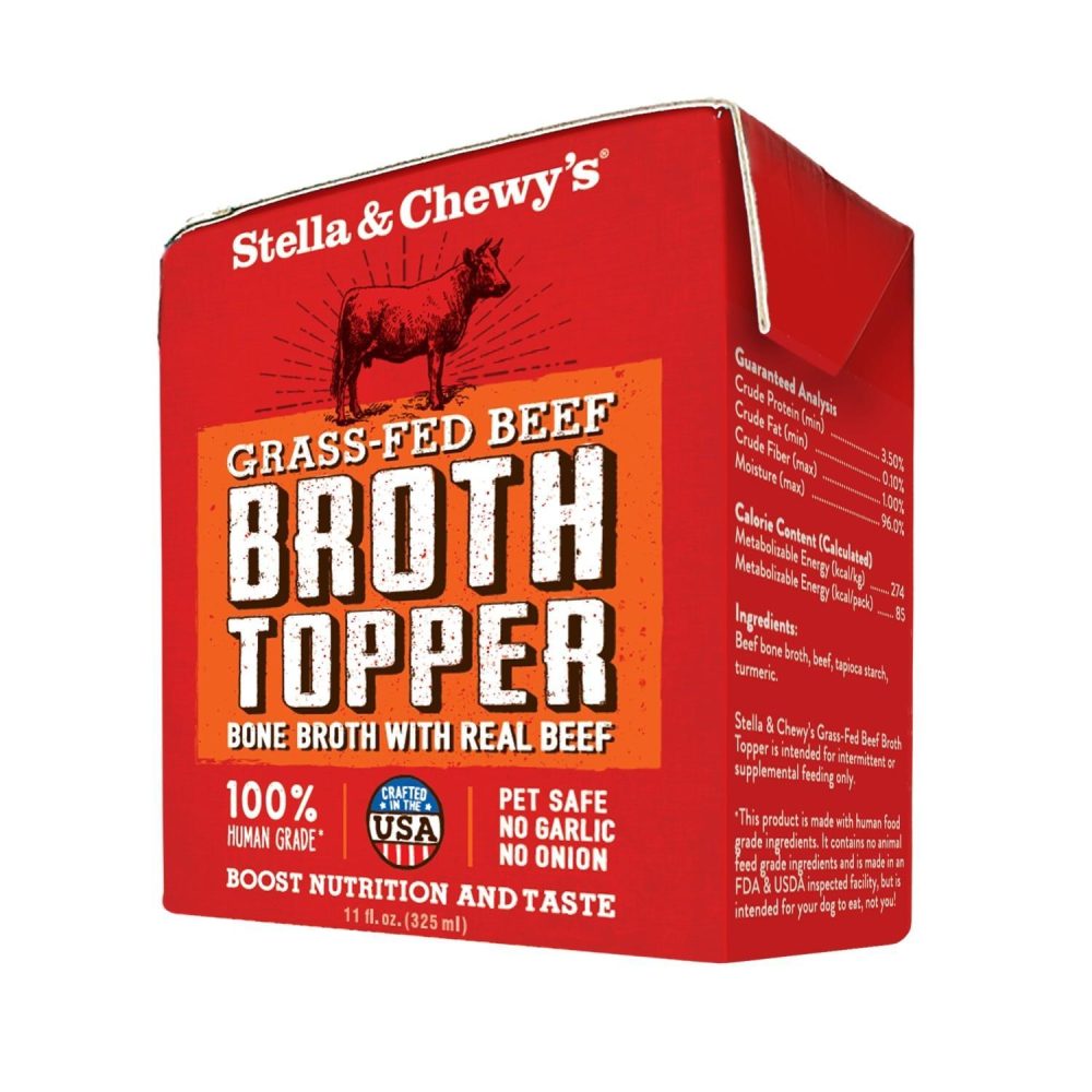 Grass-Fed Beef Broth Topper Dog Food / 11 oz – 12 pk | Wet Food Broths & Food Toppers Broths & Food Toppers