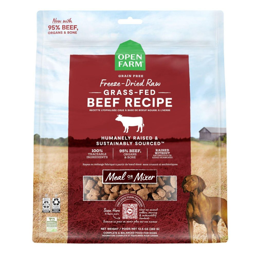 Grass-Fed Beef Recipe Freeze Dried Raw Dog Food | Freeze Dried Food Dog Dog