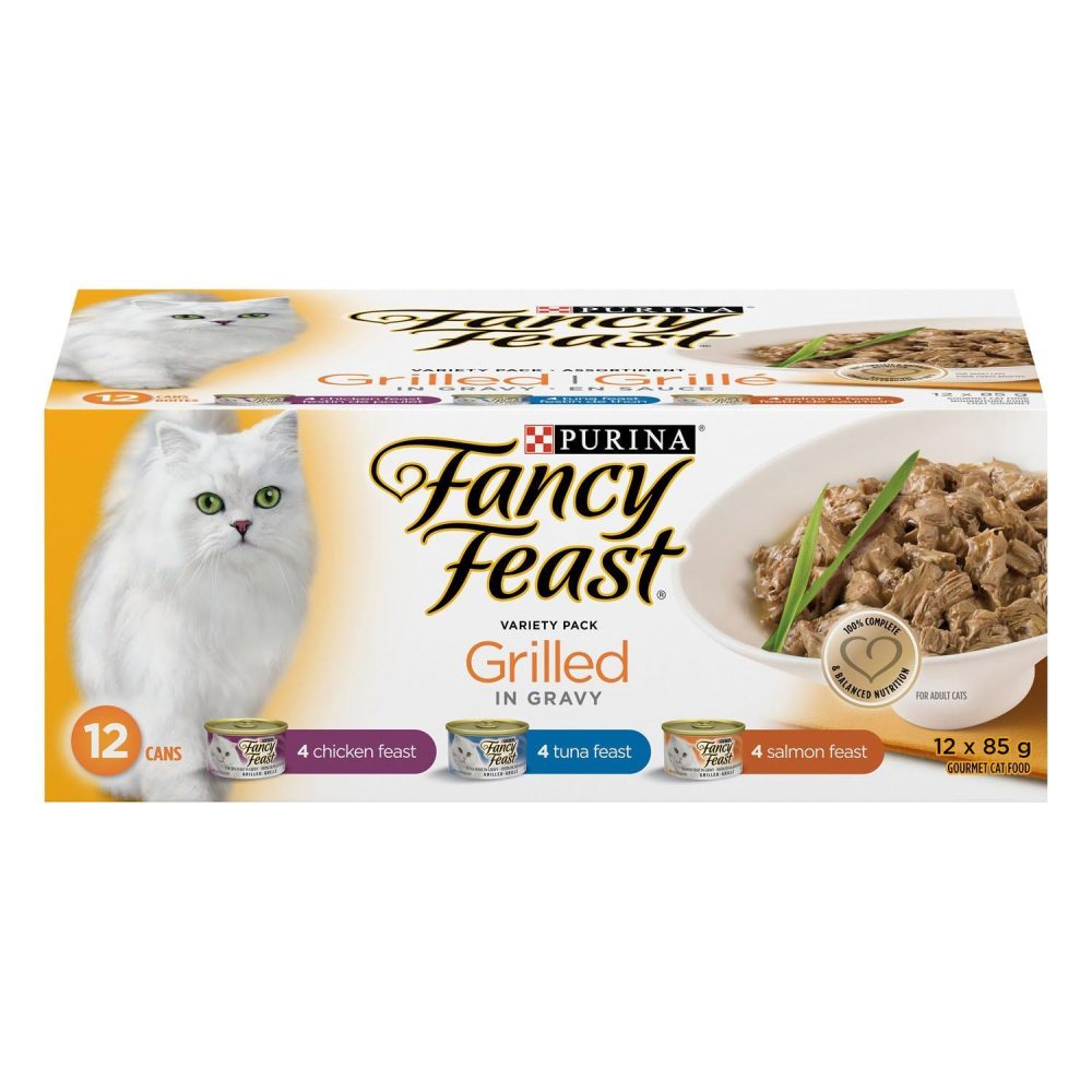 Grilled in Gravy Variety Pack Cat Food / 12 pack – 2 pk | Wet Food Cat Cat