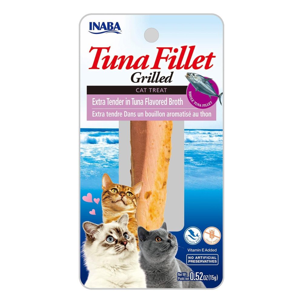 Grilled Tuna Fillet Extra Tender in Tuna Flavored Broth | Treats Cat Cat