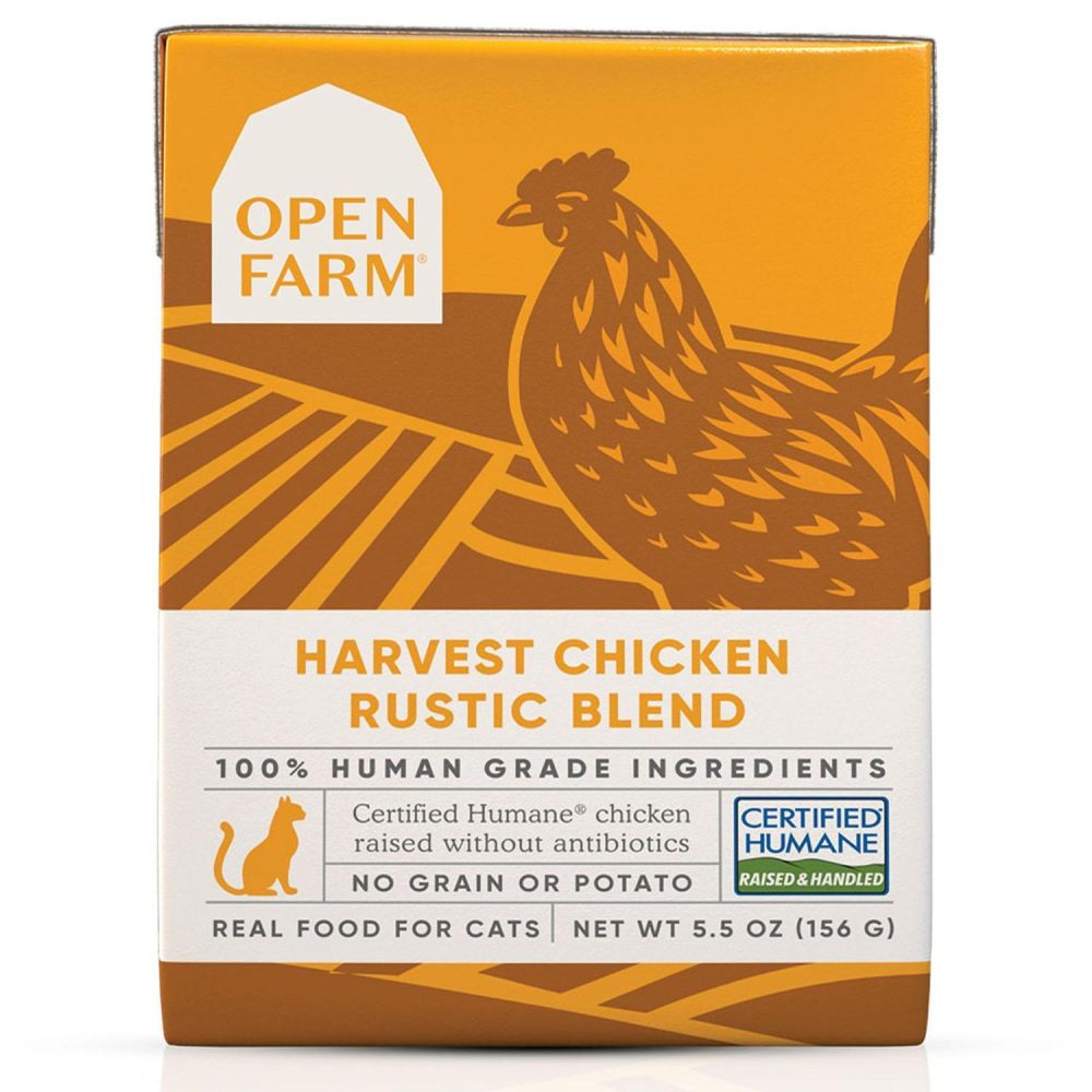 Harvest Chicken Rustic Blend Adult Cat Food / 5.5 oz – 12 pk | Wet Food Cat Cat