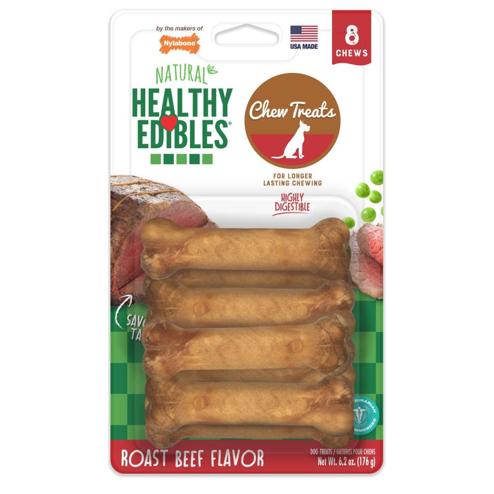 Healthy Edibles Roast Beef Flavor Petite | Bones & Chews Bones & Chews Bones & Chews