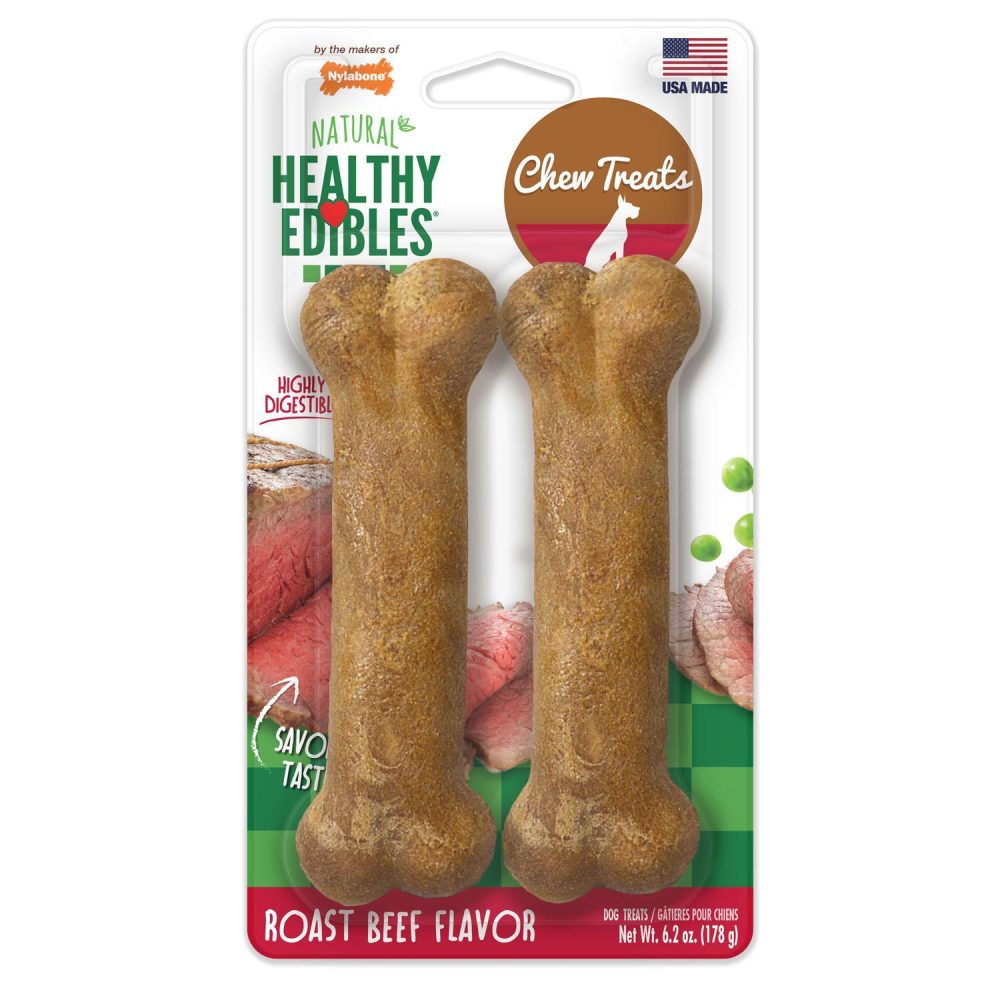 Healthy Edibles Roast Beef Flavor Wolf | Bones & Chews Bones & Chews Bones & Chews