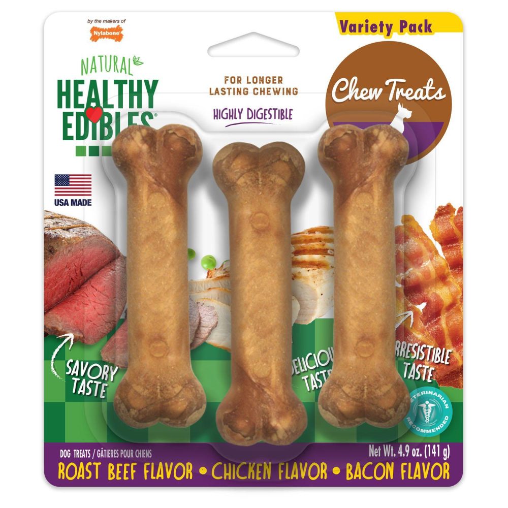 Healthy Edibles Variety Pack Regular | Bones & Chews Bones & Chews Bones & Chews