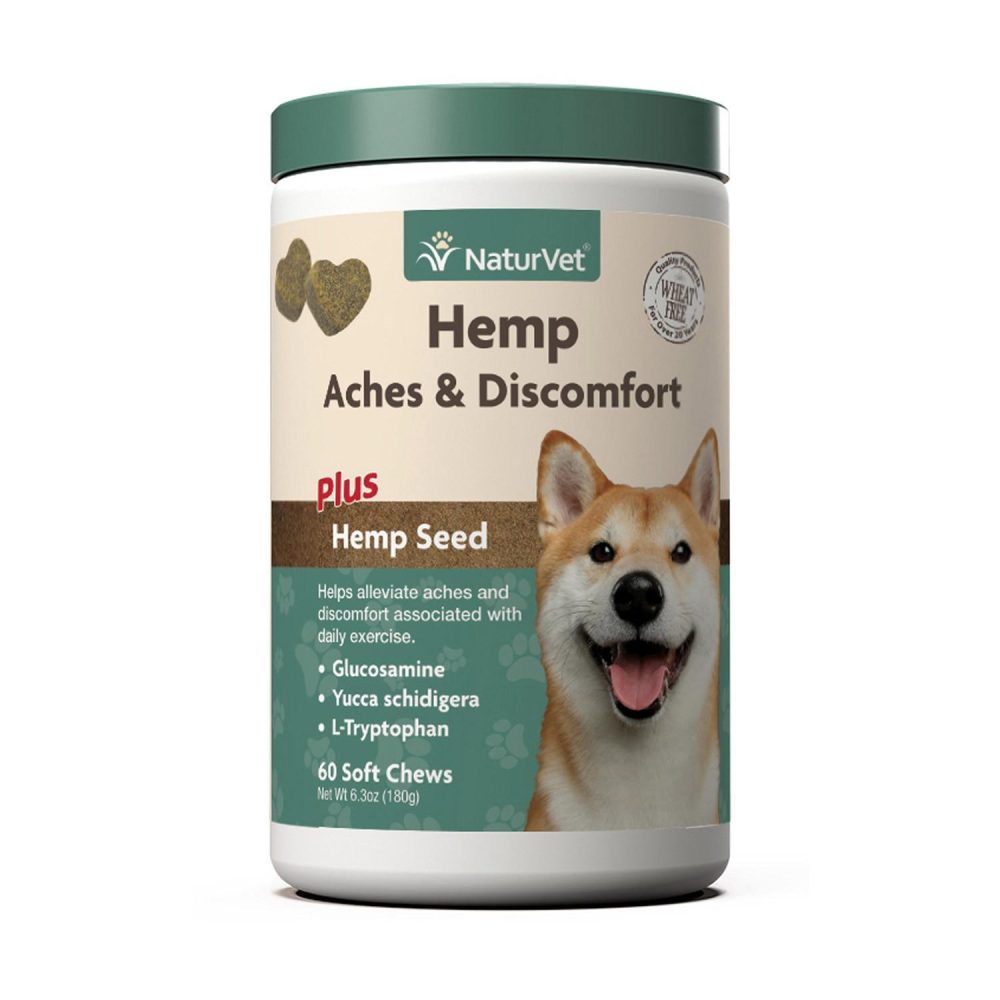 Hemp Aches & Discomfort Soft Dog Chews | Health & Wellness Dog Dog