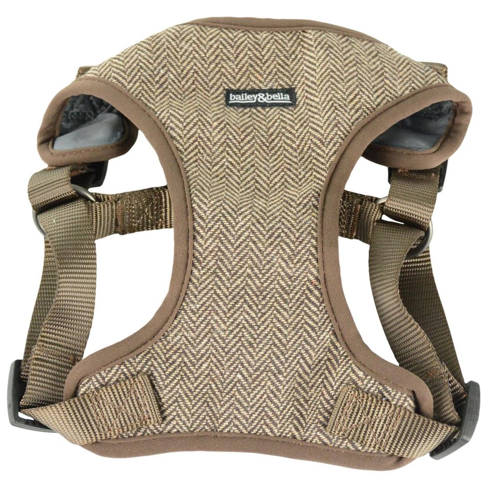 Herringbone Brown Dog Harness | Collars, Leashes & Harnesses Collars, Leashes & Harnesses Collars, Leashes & Harnesses