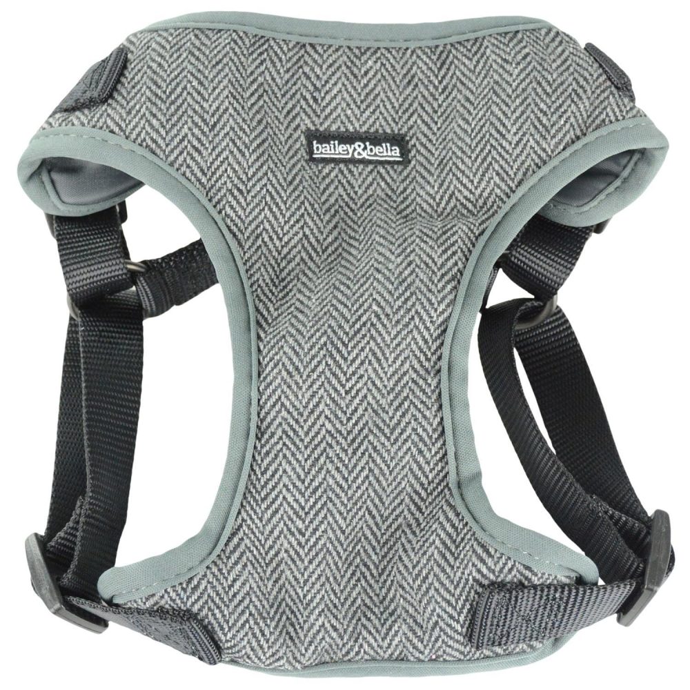 Herringbone Grey Dog Harness | Collars, Leashes & Harnesses Collars, Leashes & Harnesses Collars, Leashes & Harnesses