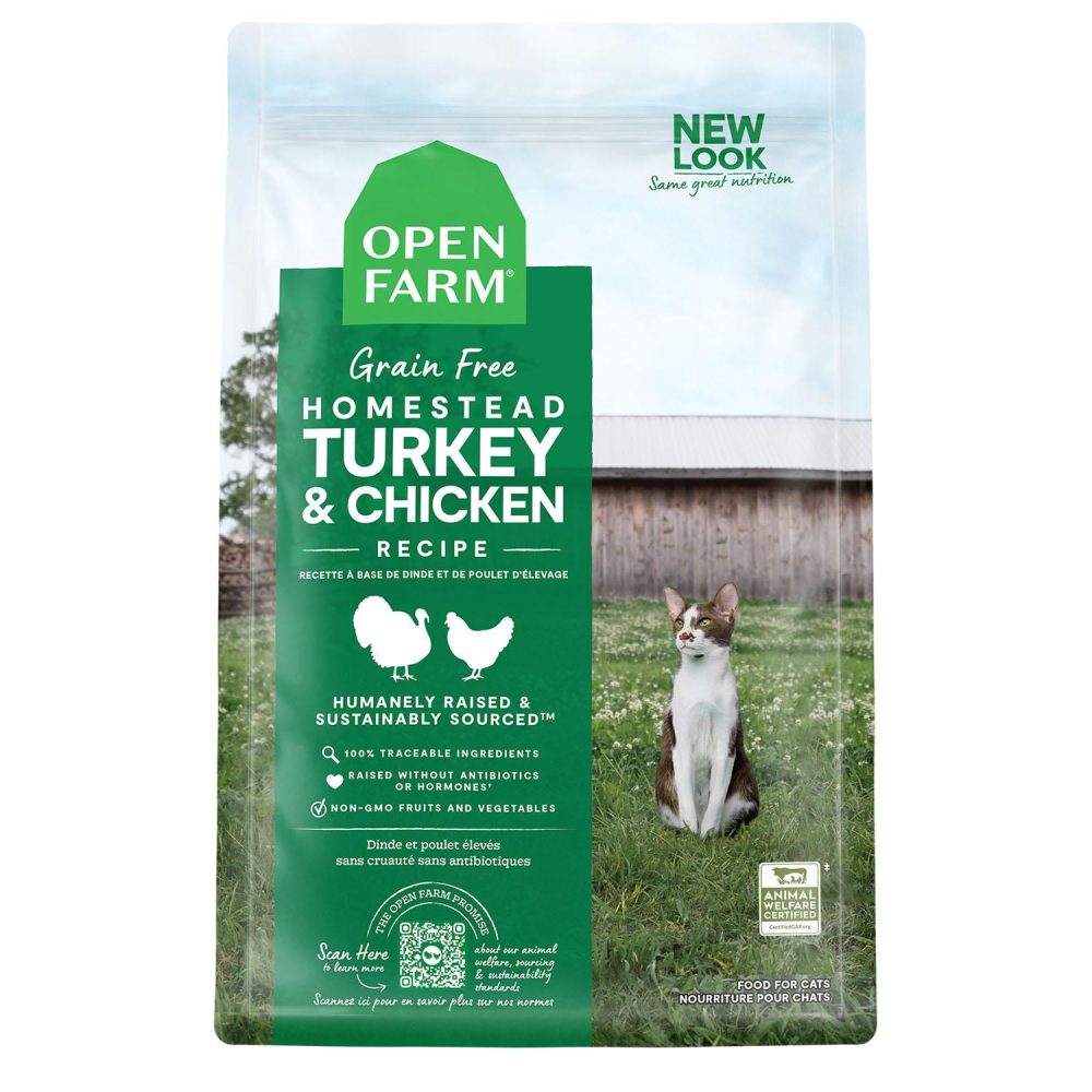 Homestead Turkey & Chicken Recipe Adult Cat Food | Dry Food Cat Cat