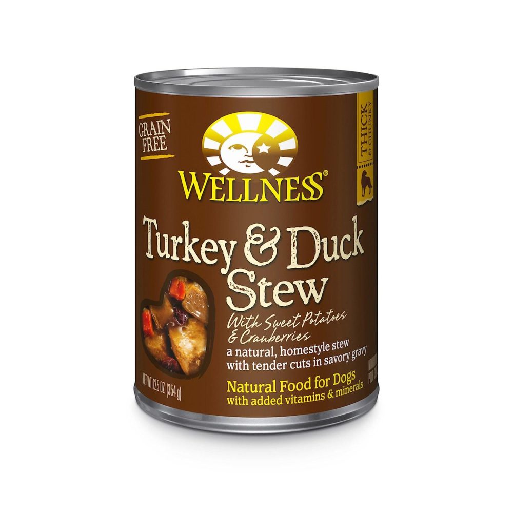 Homestyle Stew – Turkey & Duck Stew with Sweet Potatoes & Cranberries Dog Food / 12.5 oz – 12 pk | Wet Food Dog Dog