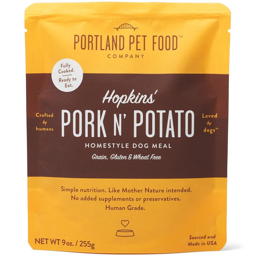 Hopkins’ Pork N’ Potato Homestyle Dog Food / 9 oz – 8 pk | Broths & Food Toppers Broths & Food Toppers Broths & Food Toppers