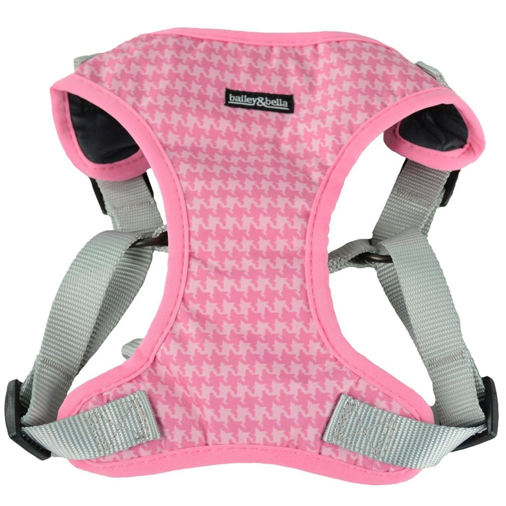 Houndstooth Pink Dog Harness | Collars, Leashes & Harnesses Collars, Leashes & Harnesses Collars, Leashes & Harnesses