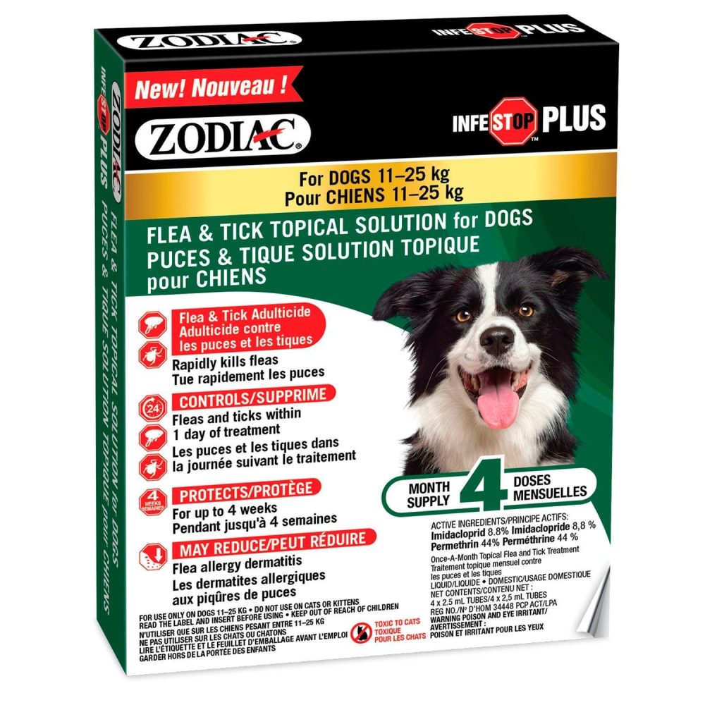 Infestop Plus Flea & Tick Topical Solution for Dogs Between 11-25kg | Flea & Tick Dog Dog