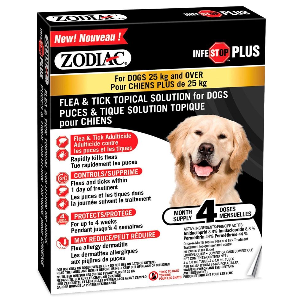 Infestop Plus Flea & Tick Topical Solution for Dogs Over 25kg | Flea & Tick Dog Dog