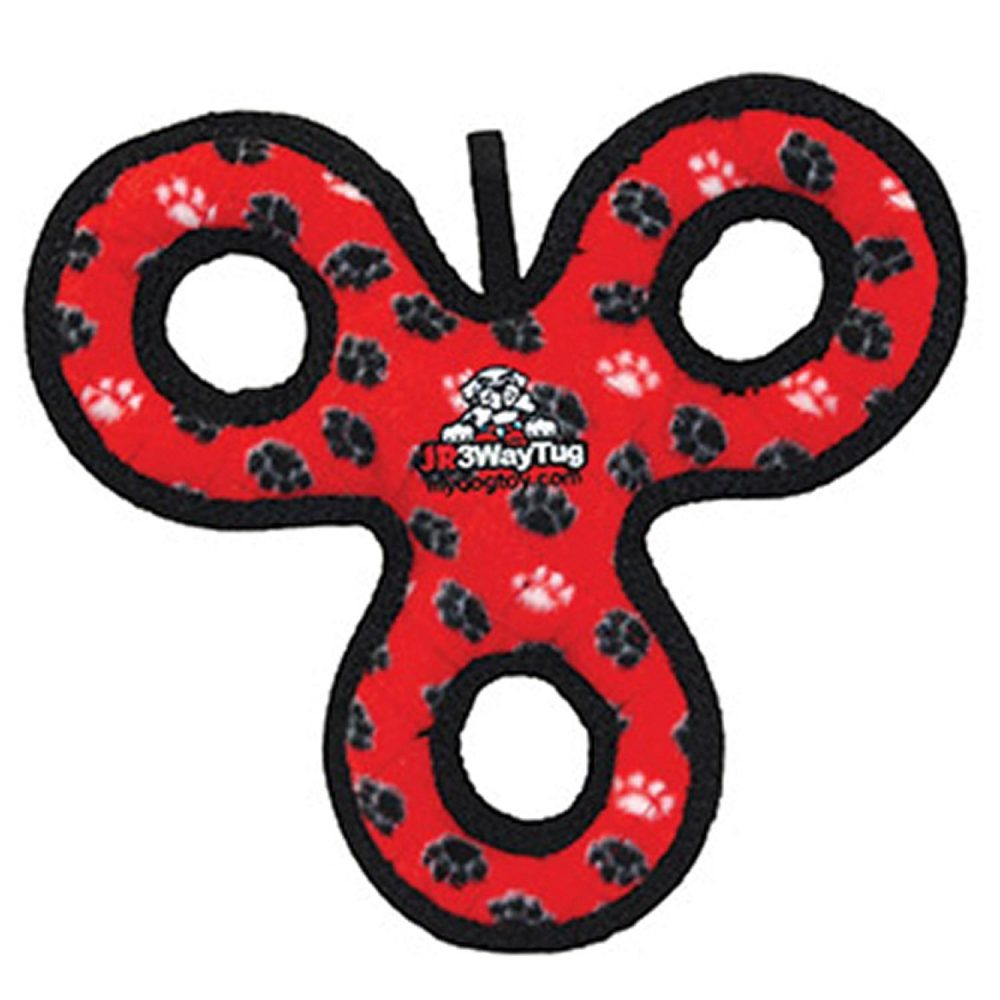 Junior 3Way Tug Red Paw Print | Toys Dog Dog