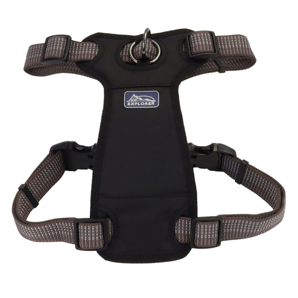 K9 Explorer Brights Reflective Front-Connect Dog Harness Grey | Collars, Leashes & Harnesses Collars, Leashes & Harnesses Collars, Leashes & Harnesses