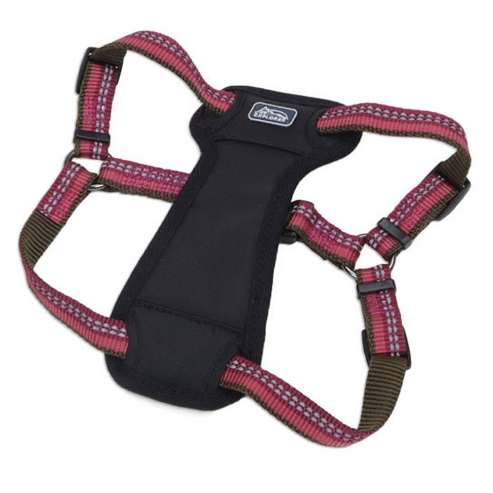 K9 Explorer Reflective Adjustable Padded Dog Harness Berry | Collars, Leashes & Harnesses Collars, Leashes & Harnesses Collars, Leashes & Harnesses