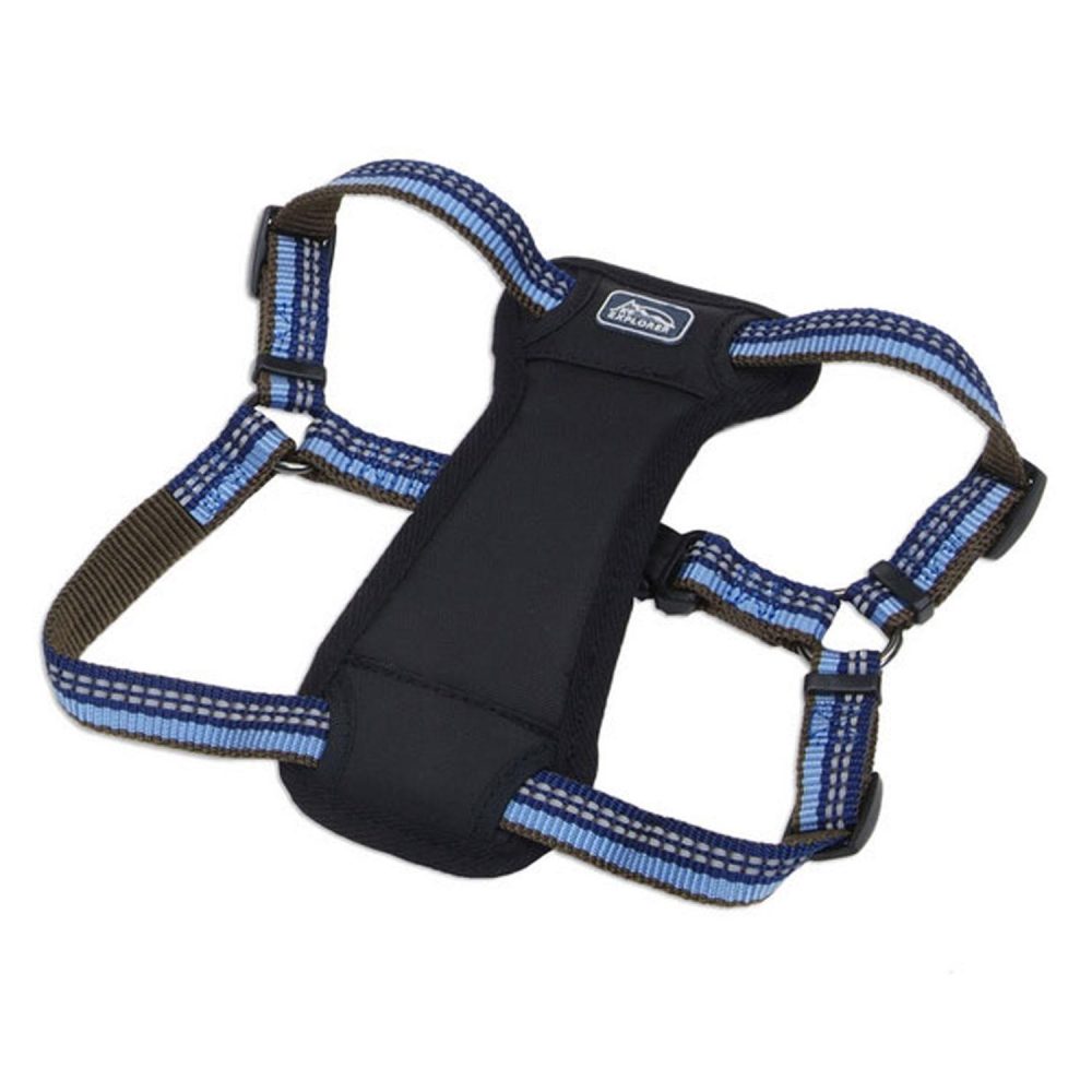 K9 Explorer Reflective Adjustable Padded Dog Harness Sapphire Blue | Collars, Leashes & Harnesses Collars, Leashes & Harnesses Collars, Leashes & Harnesses